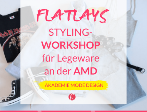 Stylingworkshop Fashion-Flatlay für den Studiengang Modejournalismus
