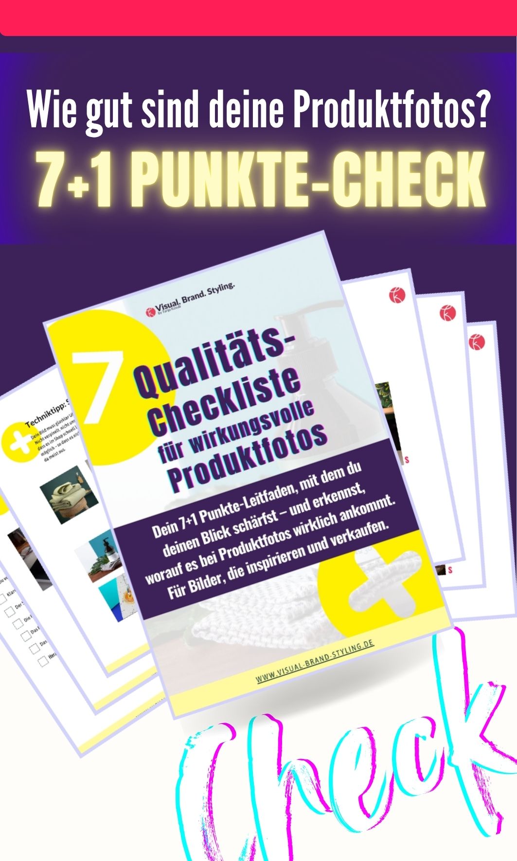 LP-Grafik-Qualitäts-Checkliste Die 7+1 Produktfoto Checkliste für Onlineshops – Pdf zum herunterladen